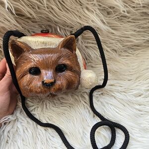 Timmy Woods “Santa Hat Cat” purse